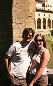 Todd and Liz in Firenze, Italia